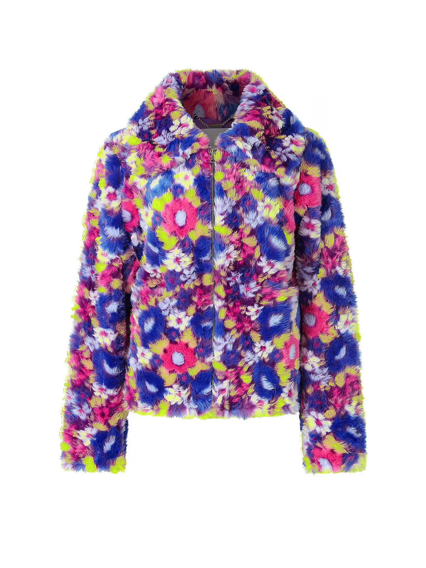 RICH & ROYAL | Jacke in Felloptik | 